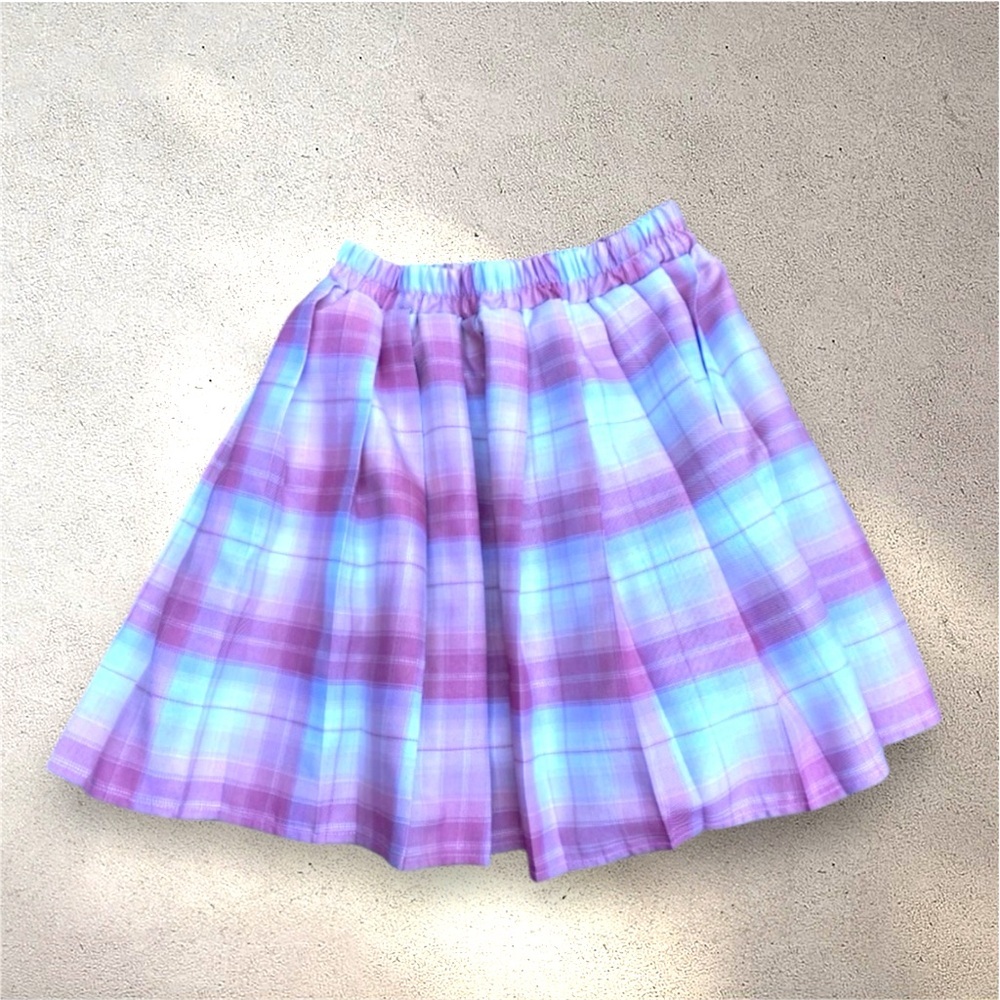 Plaid Pink School Girl Skirt Girls size 12